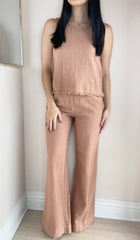 Raw Edge Detail Pant