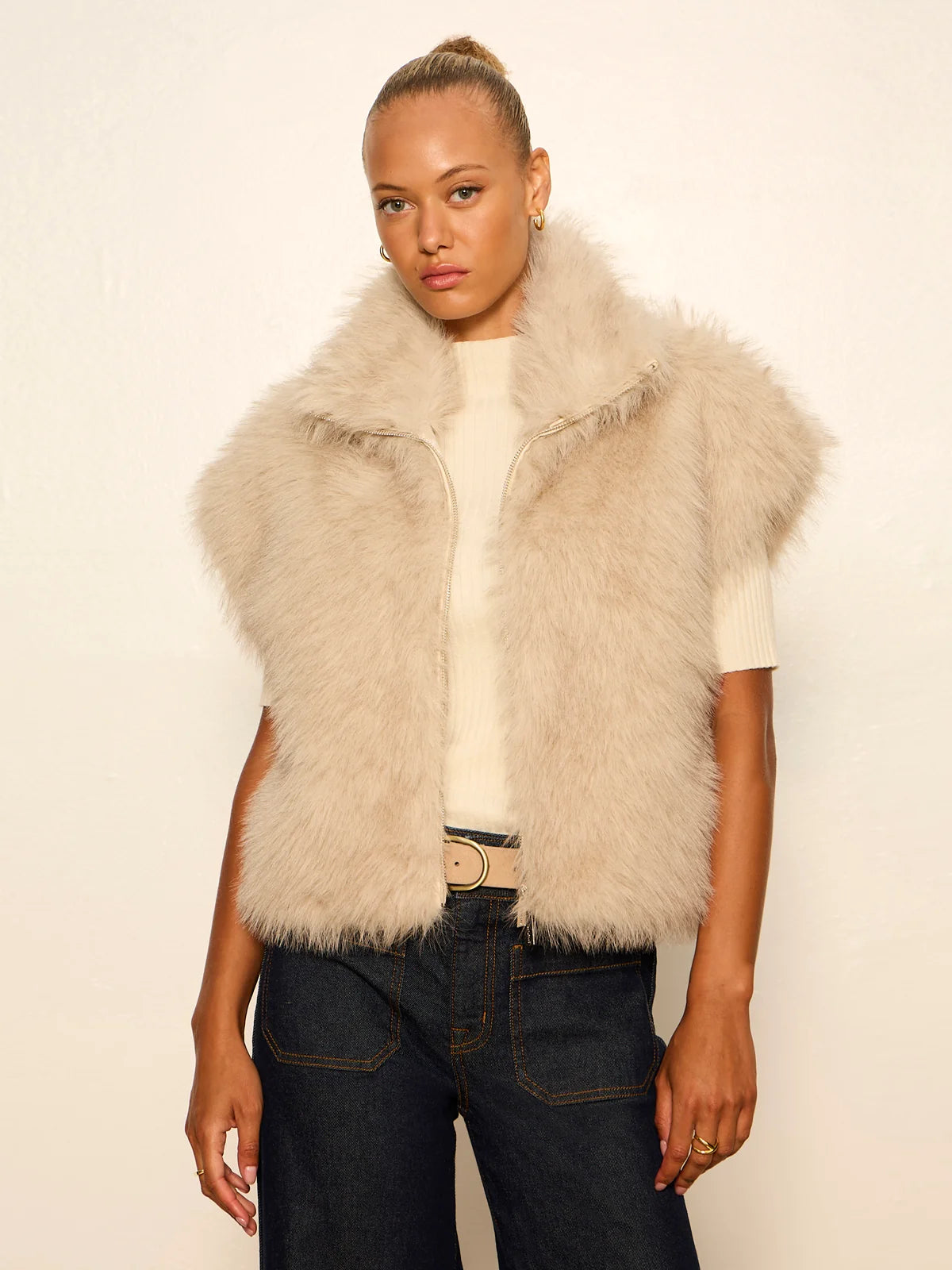 Silky Fur Vest