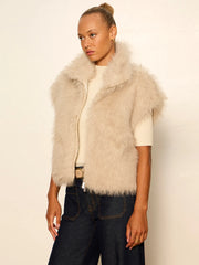 Silky Fur Vest