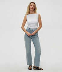 Coco Ruched Boat Neck Top