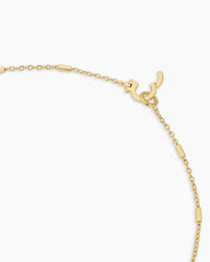 Tatum Necklace 19" + Vintage Heart Dot Parker Charm