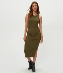 Wren Ruched Midi Dress