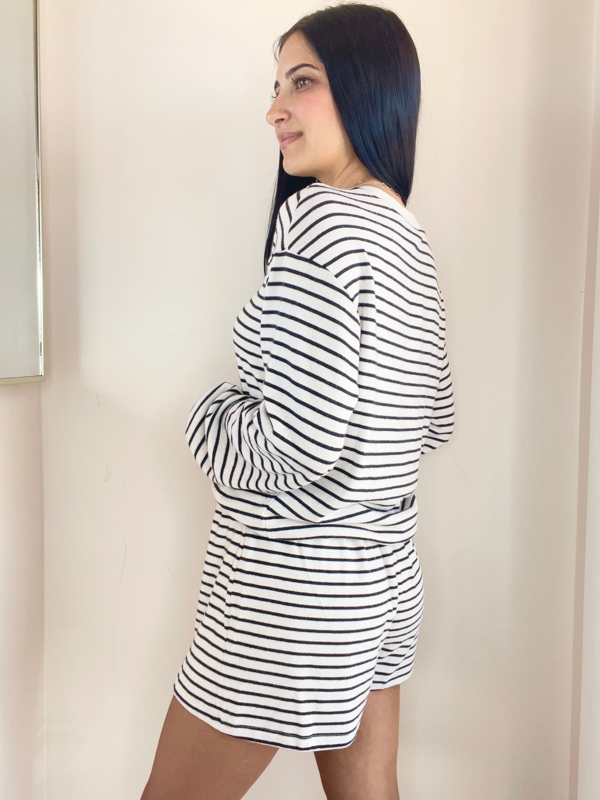 Luxe Stripe Short