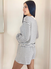 Luxe Stripe LS Top