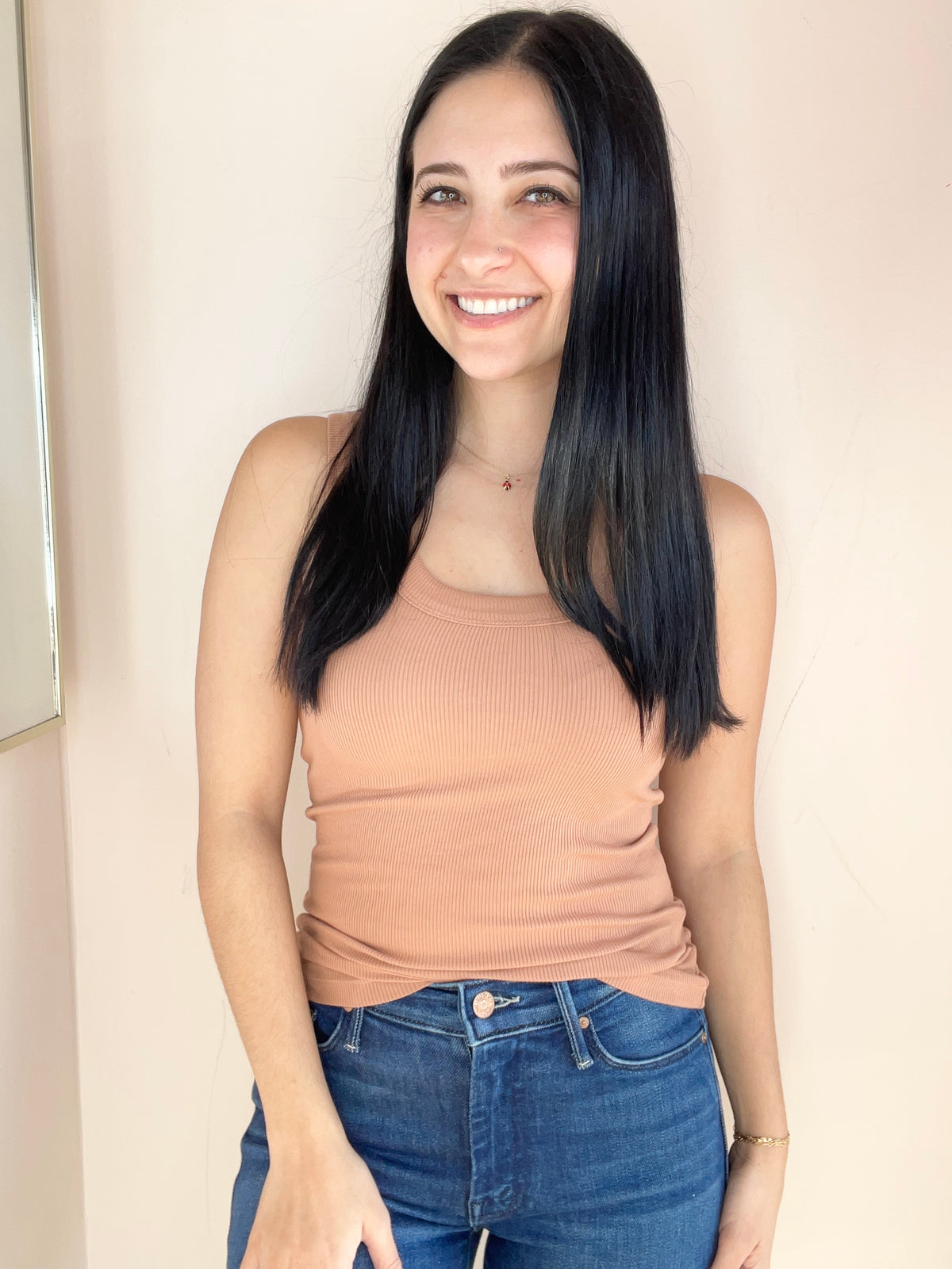 Deep Scoop Neck Tank