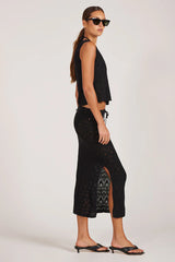 Maxi Pointelle Skirt