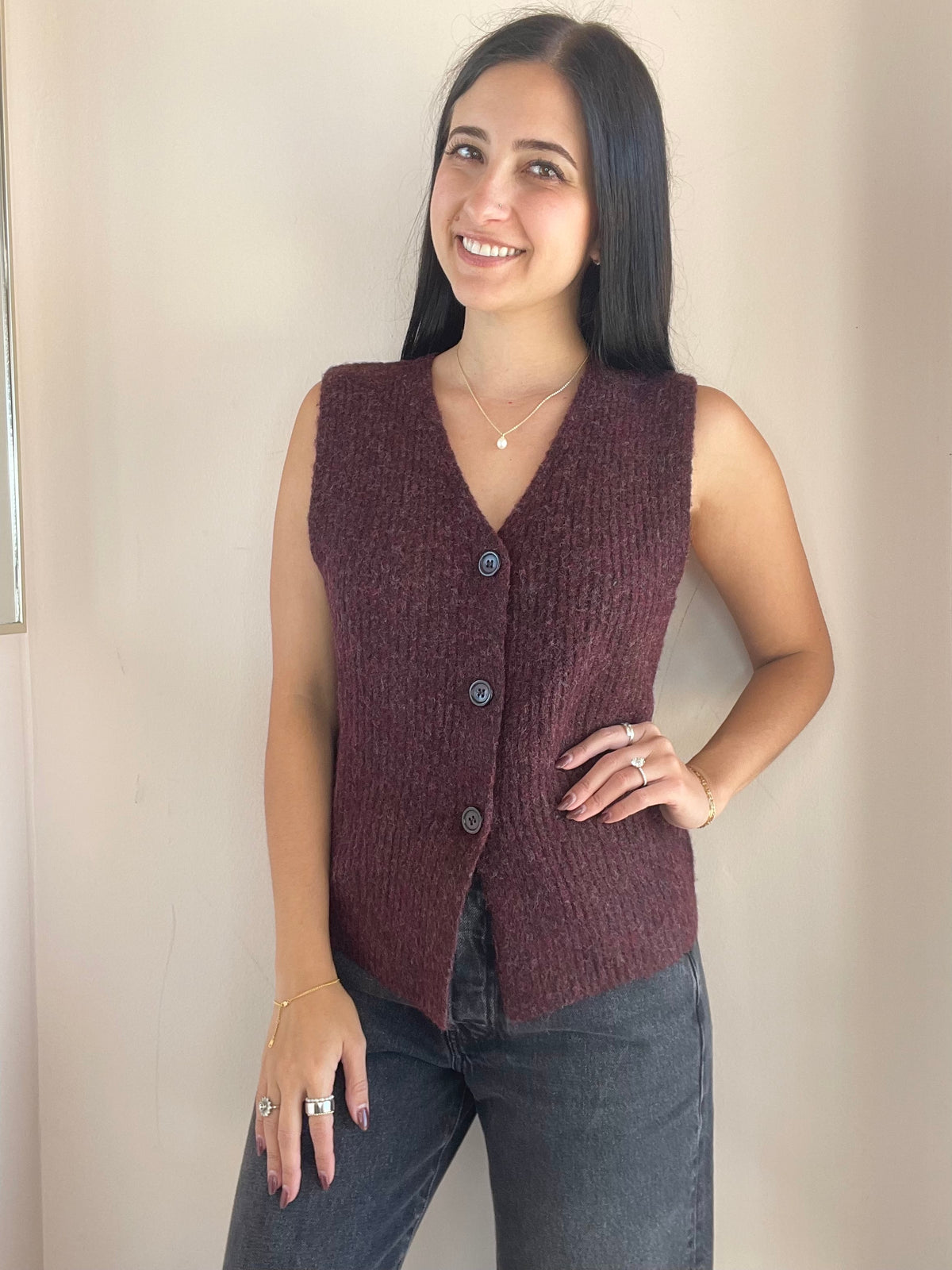 Warm Cider Sweater Vest