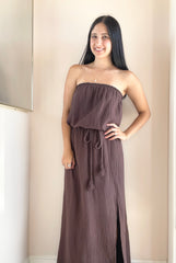Belted Maxi Skirt