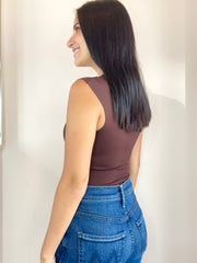 Neoprene Cap Sleeve Bodysuit