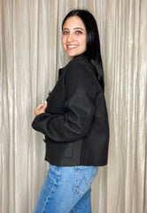 Boxy Jacket W/ Elastic Cuff