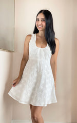 Anisa Embroidered Mini Dress