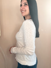 Long Sleeve Button Top