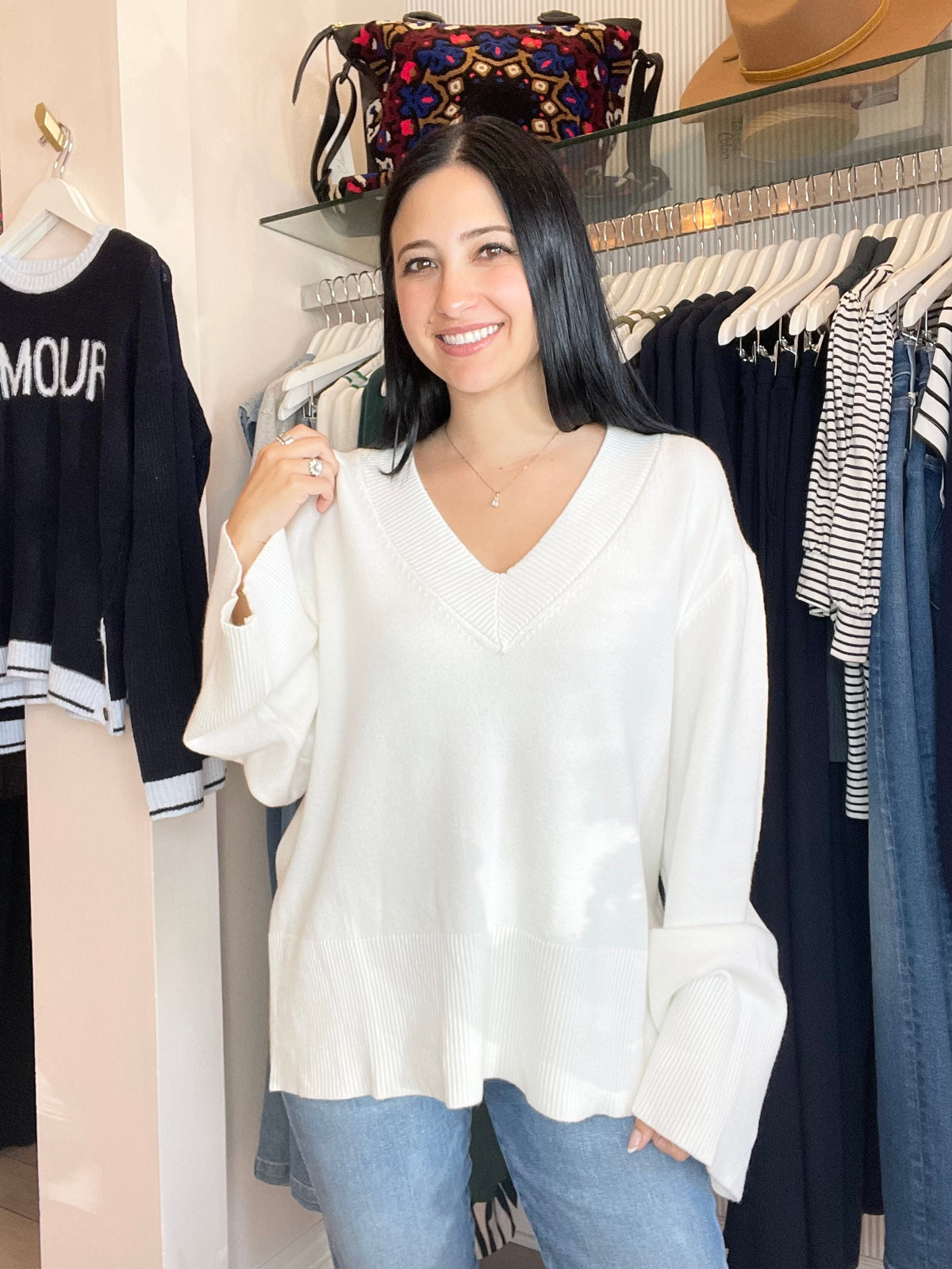 Asclepias V Neck Sweater