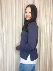 Maisie Mandarin Collar Twofer