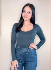 Clean Line Sweetheart LS Top