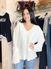 Asclepias V Neck Sweater