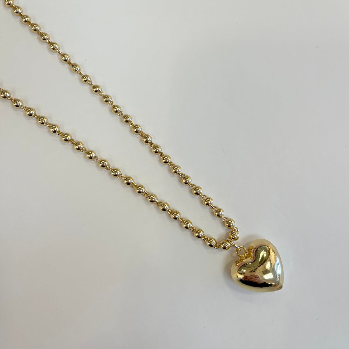 Puffy Heart Necklace