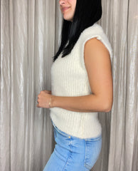 Bianca Feather Yarn Sweater Tank