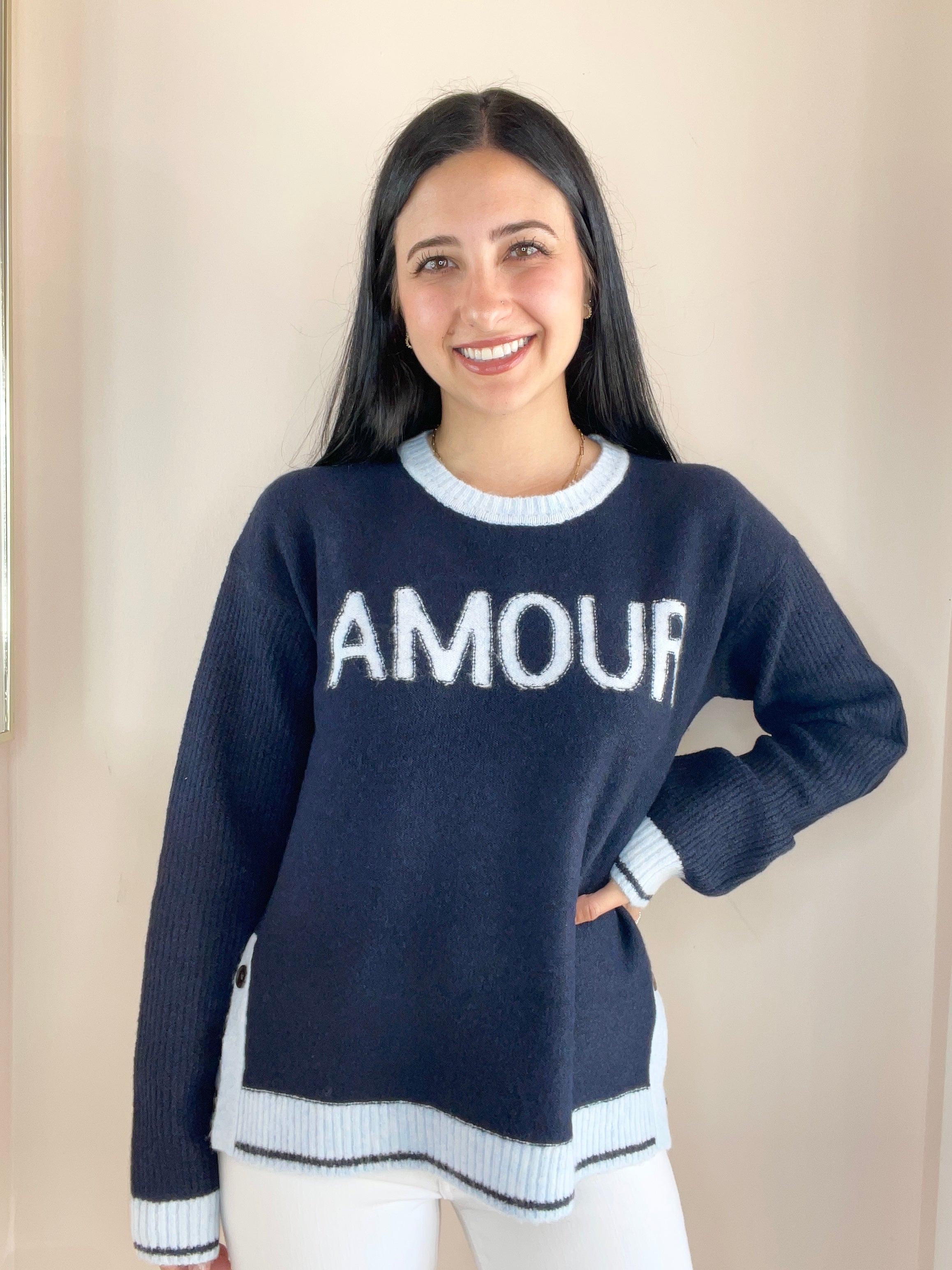 Amour Intarsia Sweater