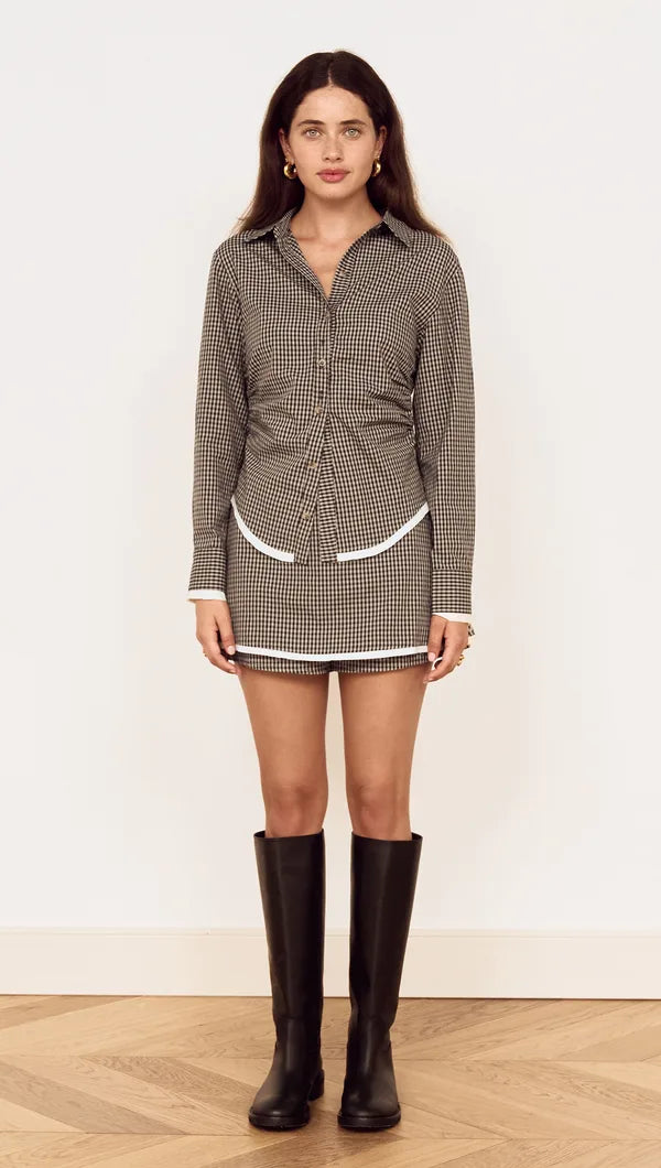 Wren Contrast Hem Shirt