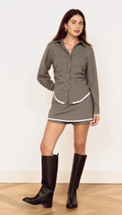 Wren Contrast Hem Shirt