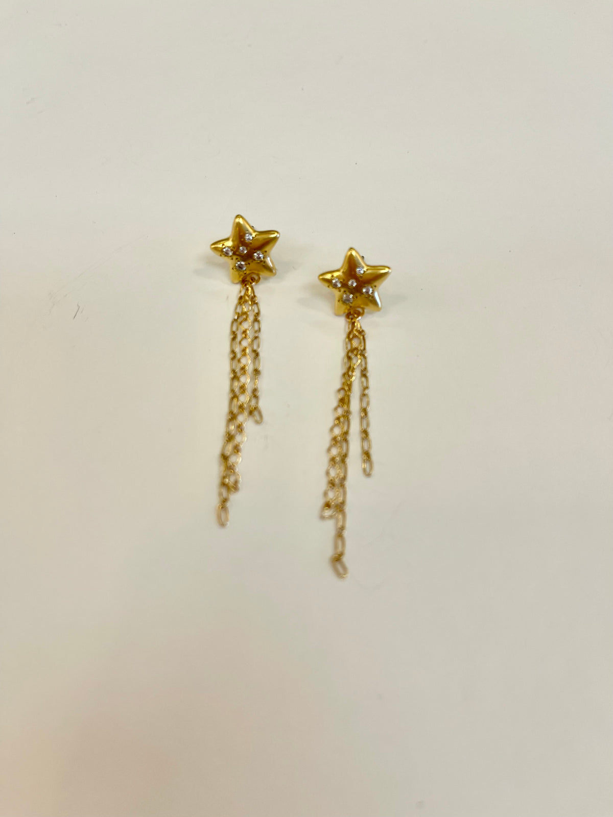 Star Chain Earrings