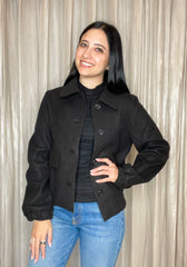 Boxy Jacket W/ Elastic Cuff