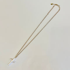Pearl Cross Necklace