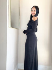 Maren Jewelled Assym Midi Dress
