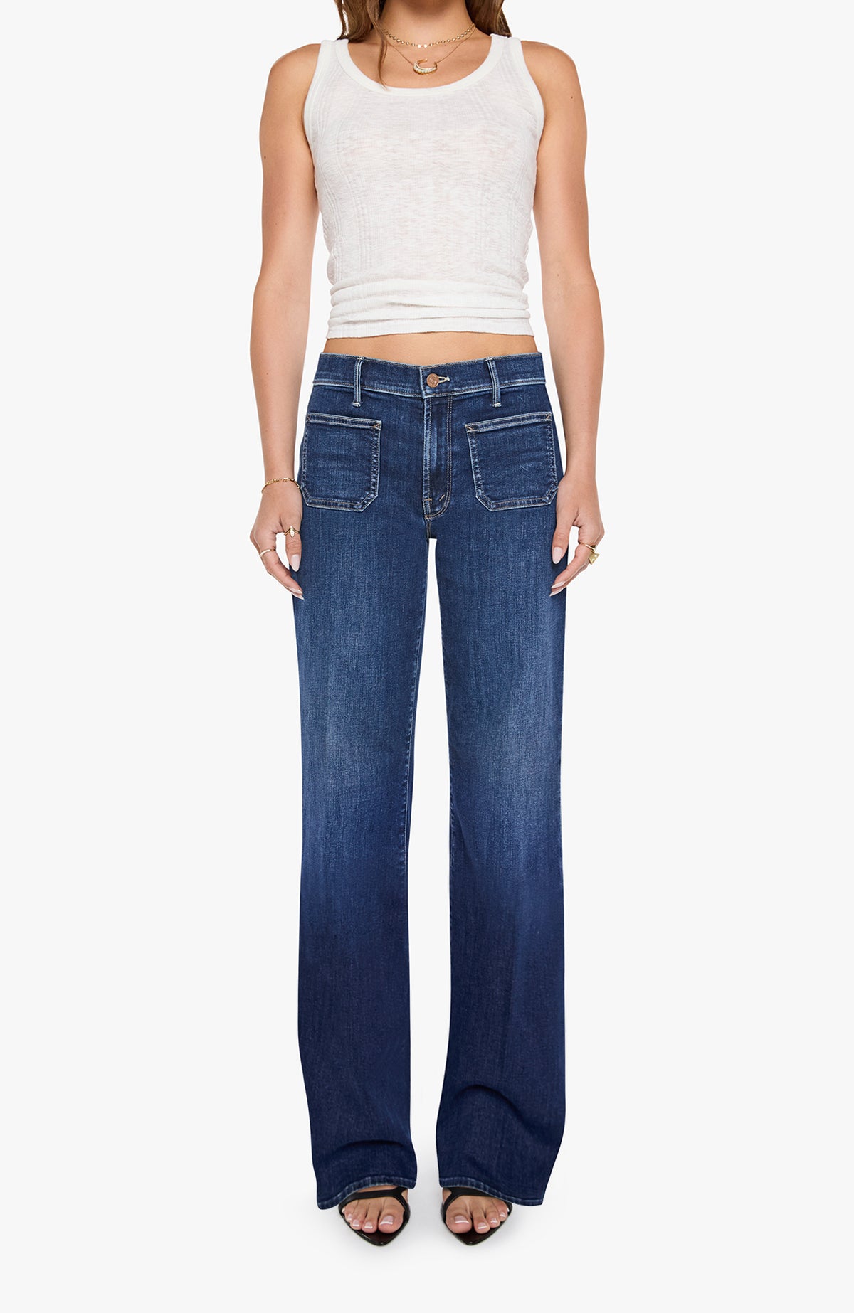 Patch Pocket Mid Rise Maven Sneak