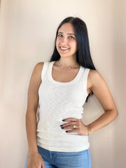 Deep Scoop Neck Tank