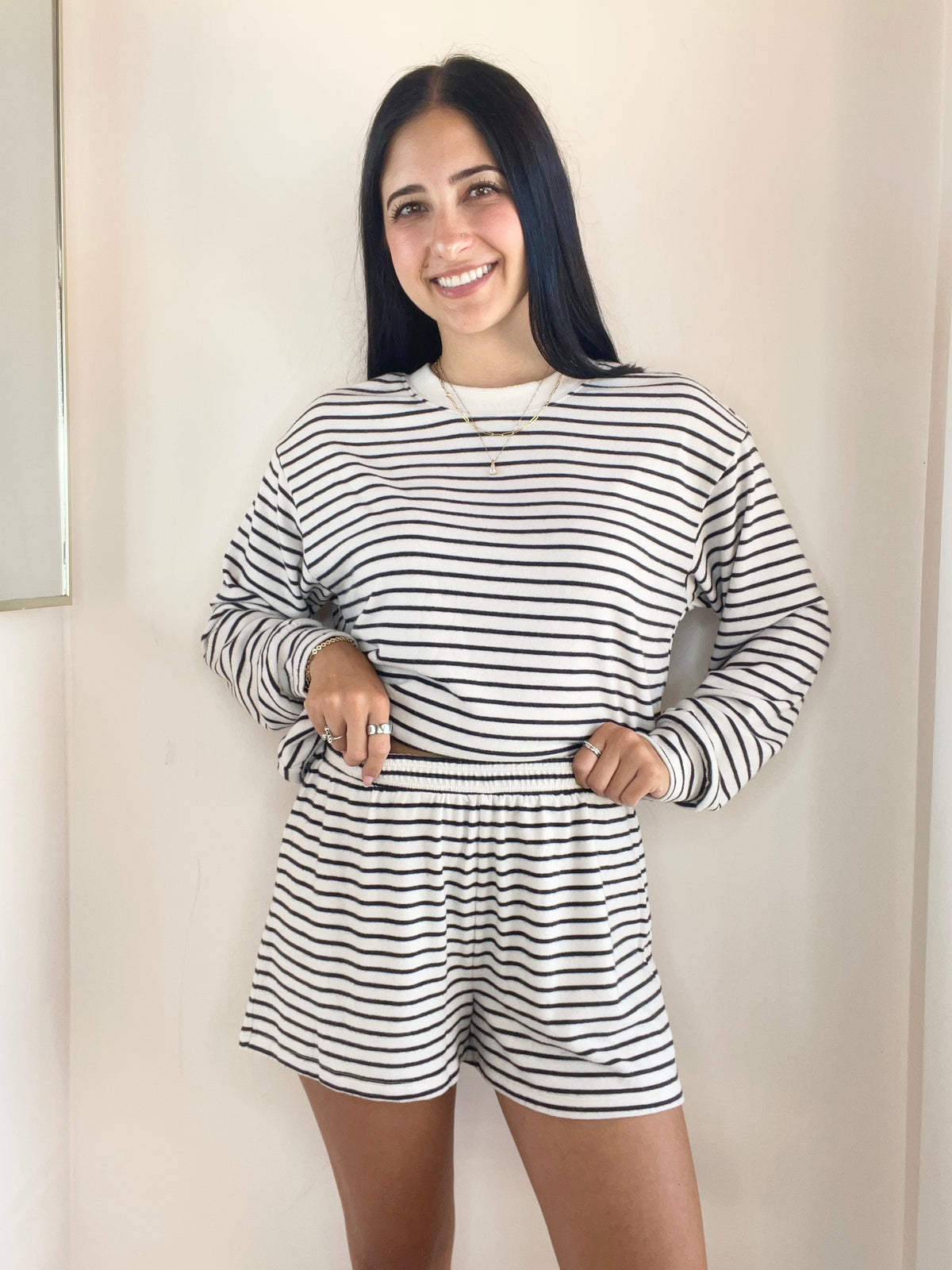 Luxe Stripe Short