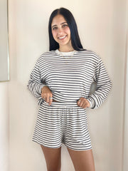 Luxe Stripe Short