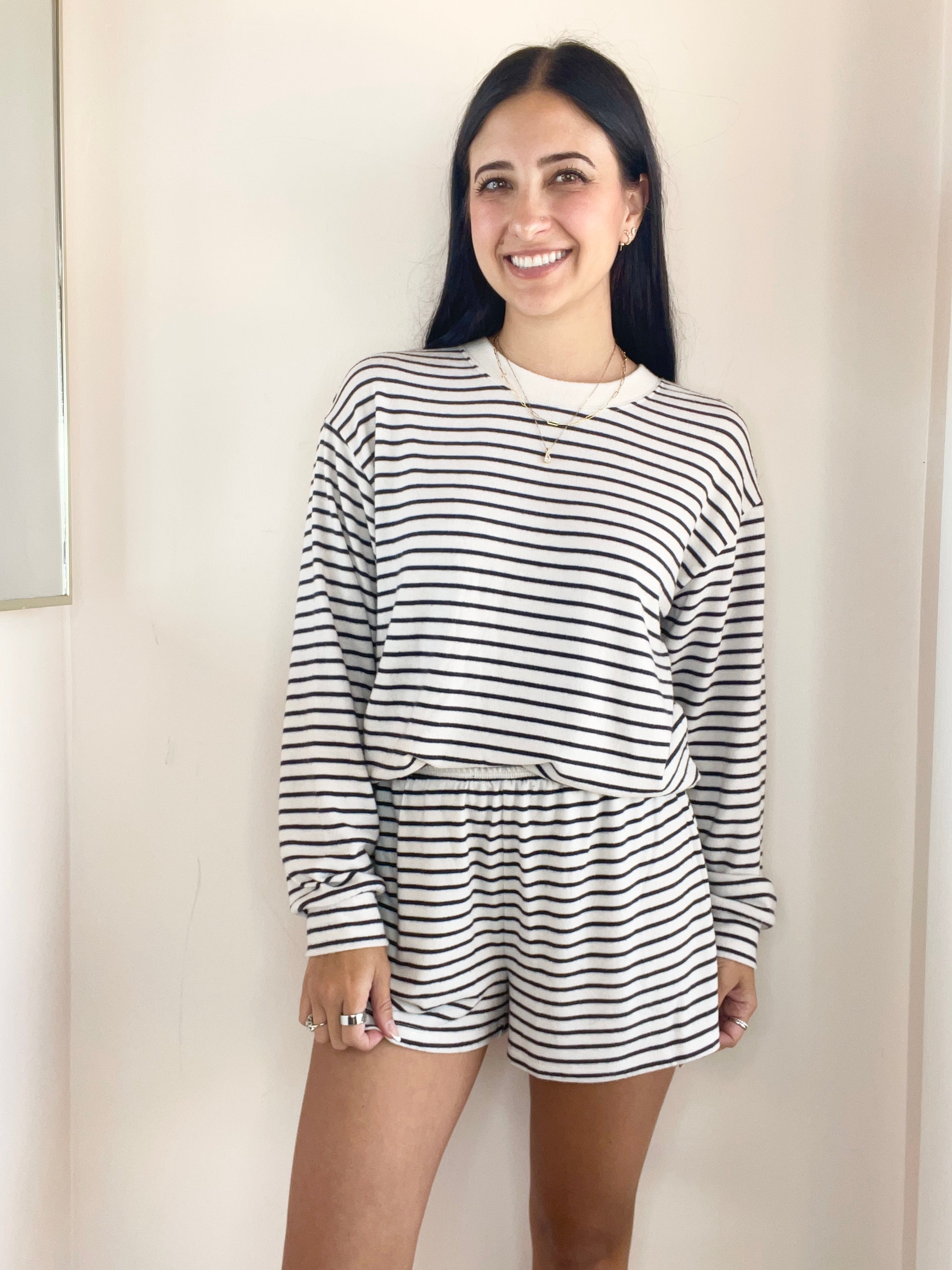 Luxe Stripe Short