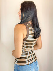 Gina Wide Binding Crop Tank