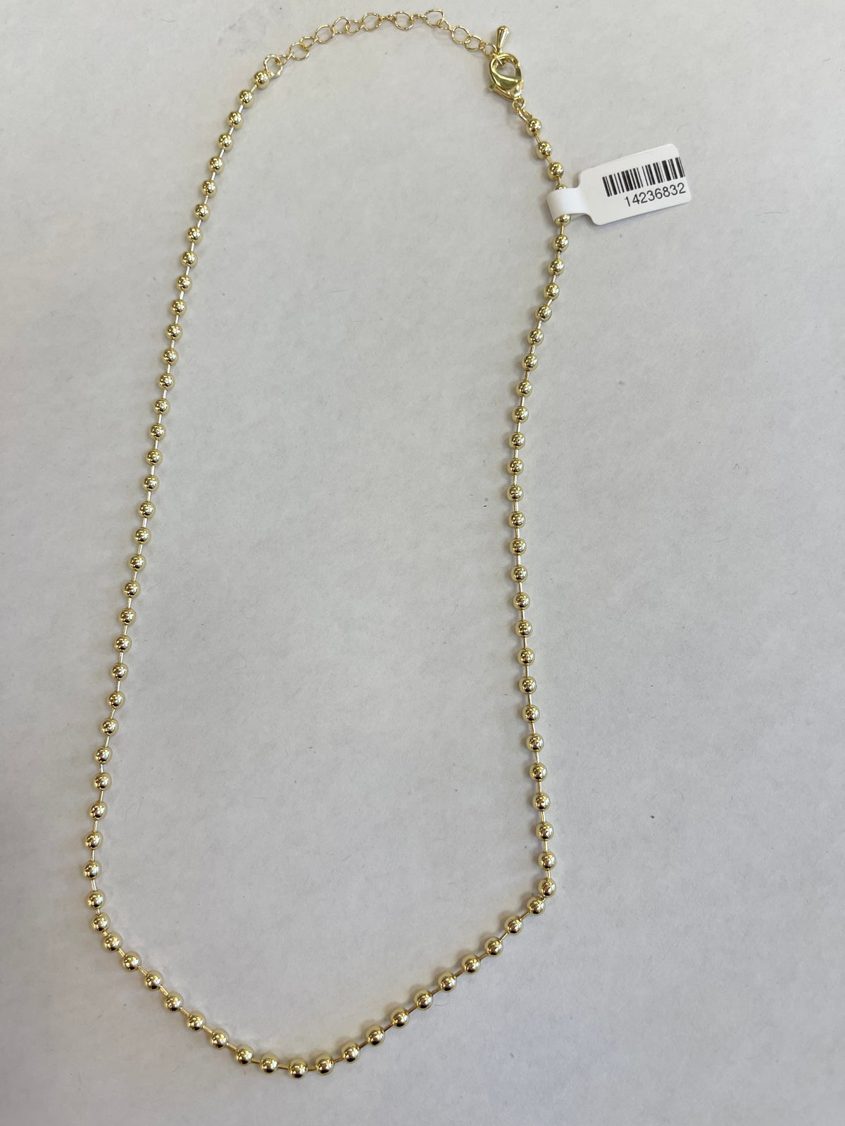 3mm Bead Bar Necklace