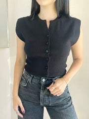 Dollhouse Button Front Sweater