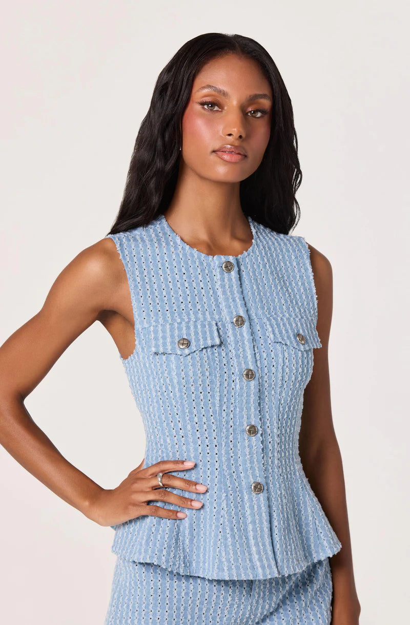 Noa Peplum Vest