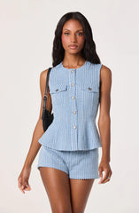 Noa Peplum Vest