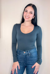 Clean Line Sweetheart LS Top
