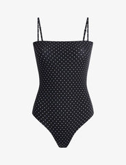 Classic Print Straight Cami Bodysuit