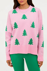 Callie Sweater Pink Christmas
