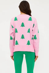 Callie Sweater Pink Christmas