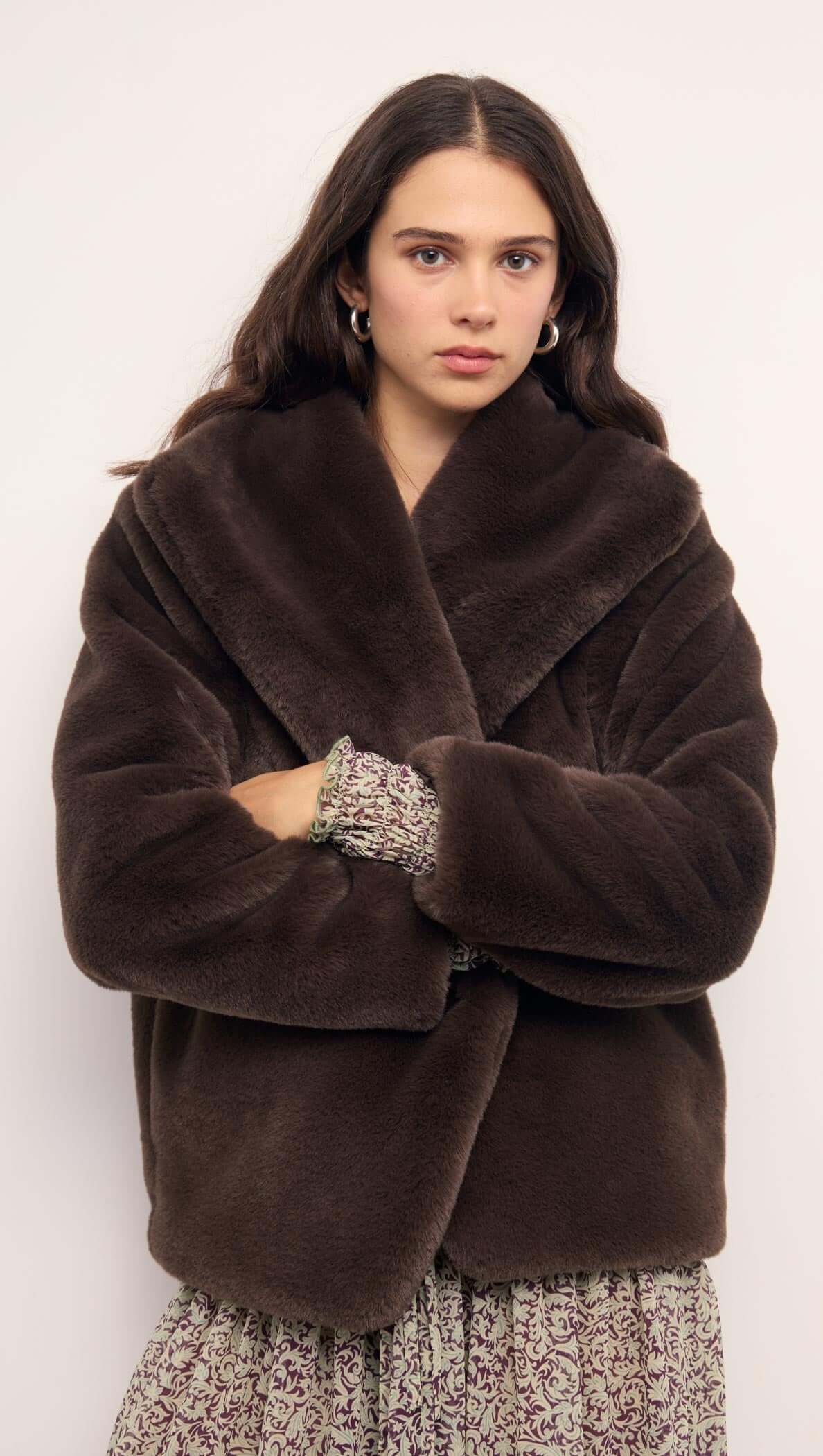 Sigrid Faux Fur Coat