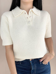 Charli Pearl Collared Polo