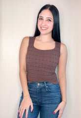 Lace Textured Square Top