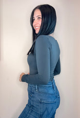 Clean Line Sweetheart LS Top