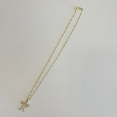 Bali Necklace + Bow Shimmer Parker Charm