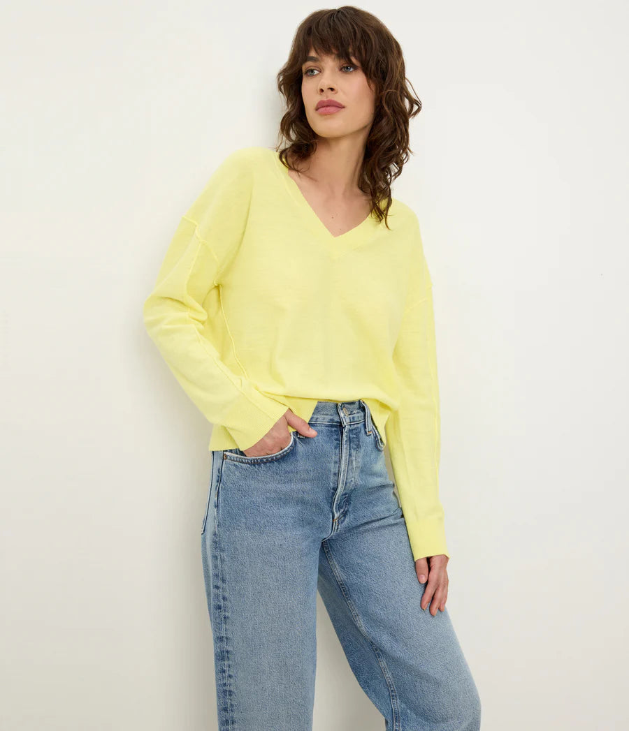 Halsey V-Neck L/S Pullover