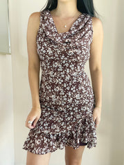 Oak Lane Cowl Neck Mini Dress